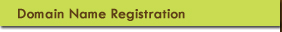 Domain Name Registration